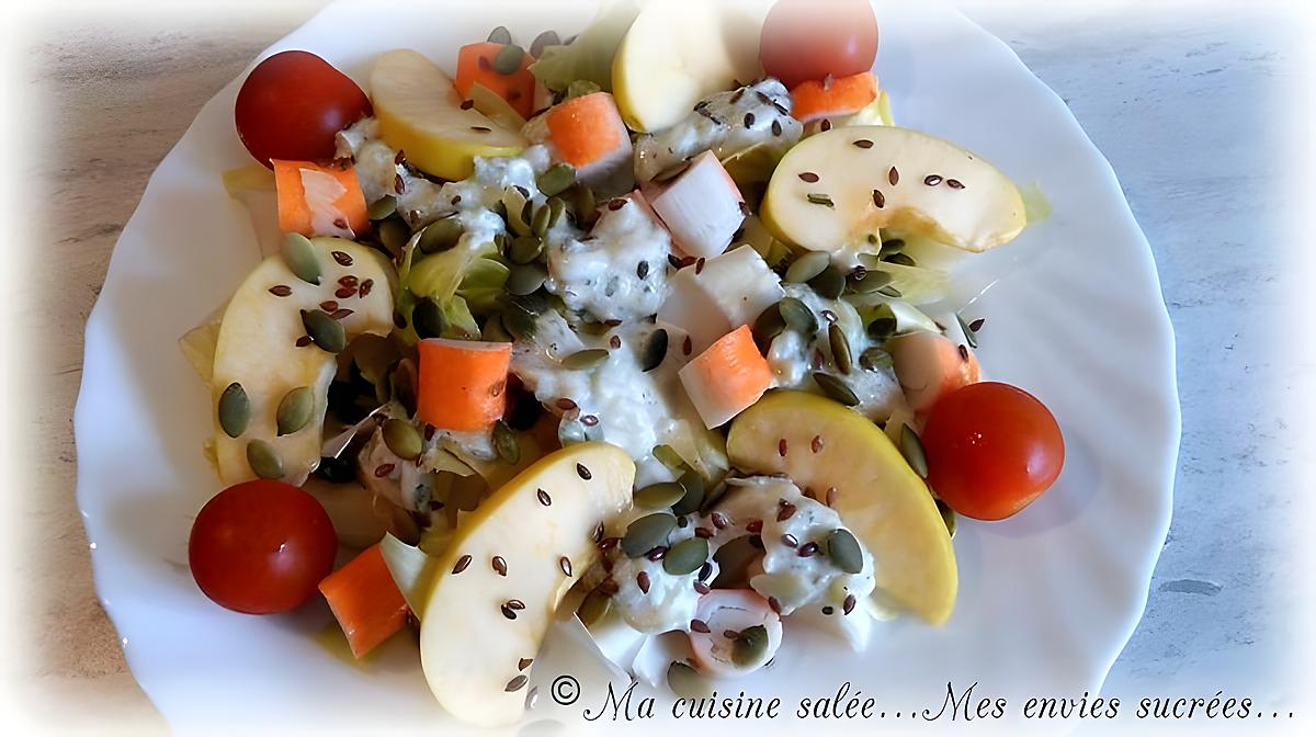 recette ENDIVES TZATZIKI POMMES SURIMI