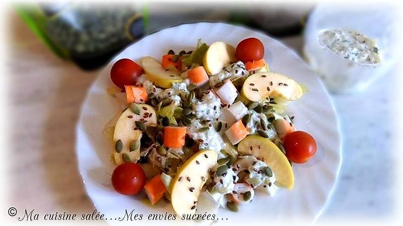 recette ENDIVES TZATZIKI POMMES SURIMI