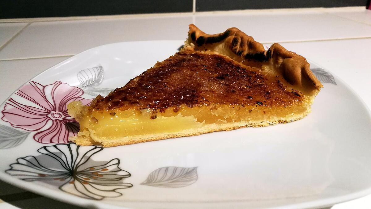 recette Tarte citron facon crème brûlée