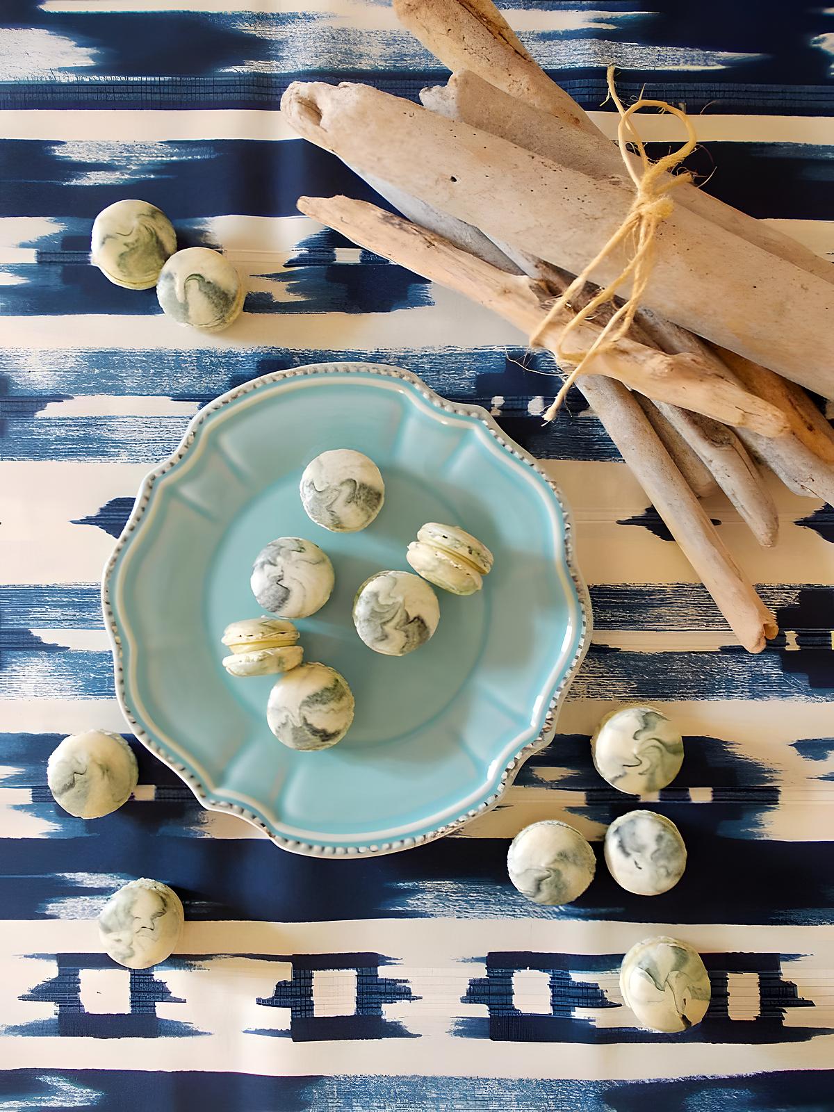 recette Macarons au chocolat blanc et poivre de Sarawak