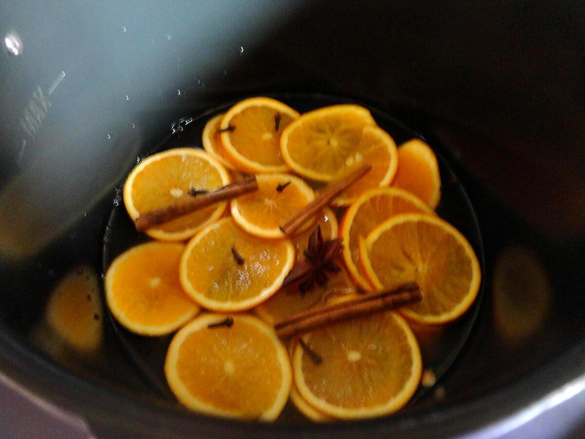 recette ORANGES CONFITES AUX EPICES  ""de ROSELYNE ""