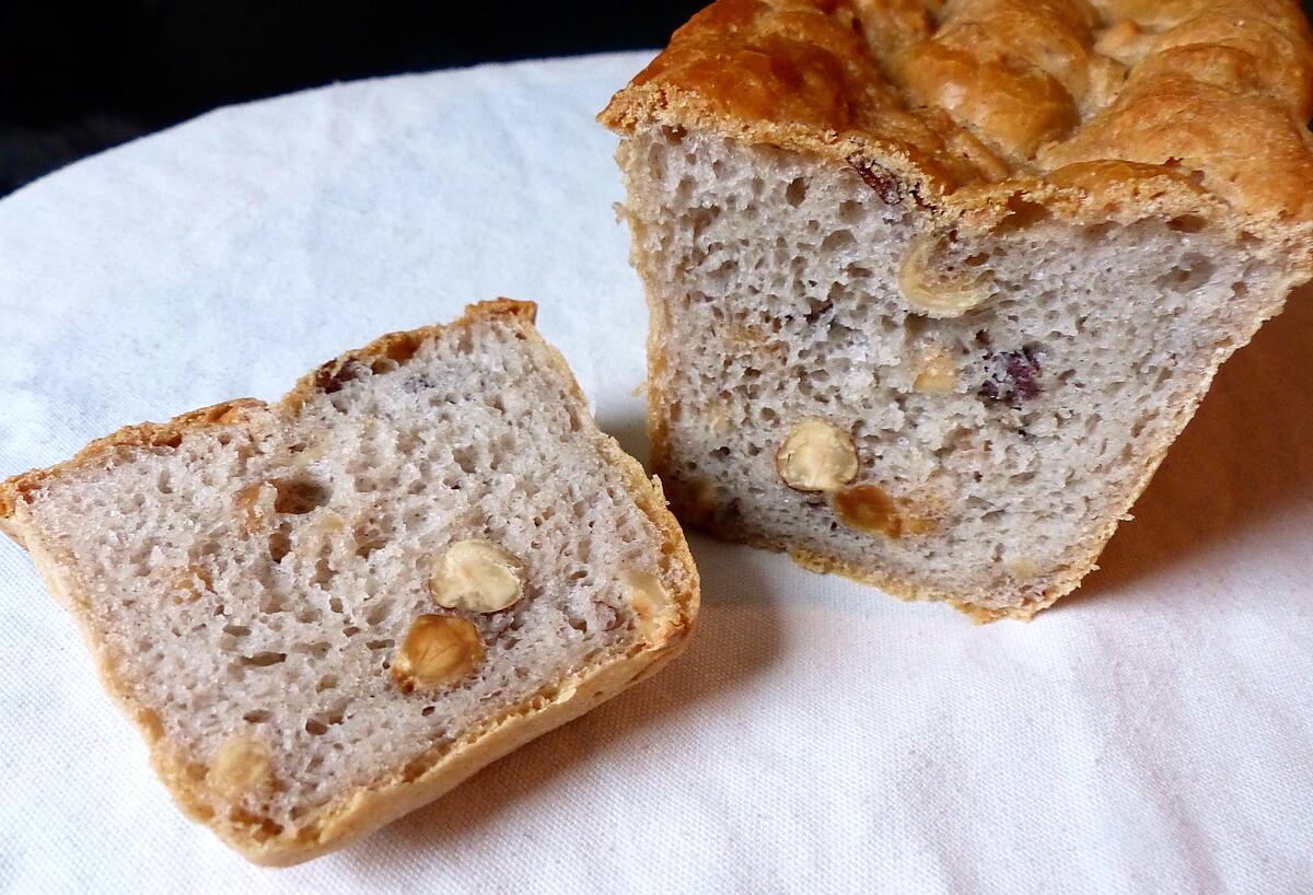 recette Pain sans gluten aux noisettes