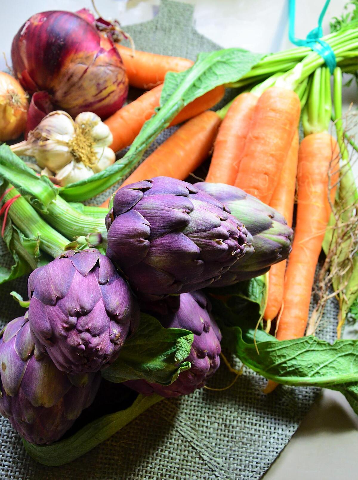 recette Artichauts violets à la barigoule