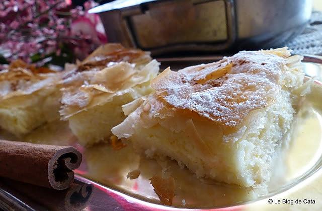 recette Bougatsa (Pâtisserie grecque)