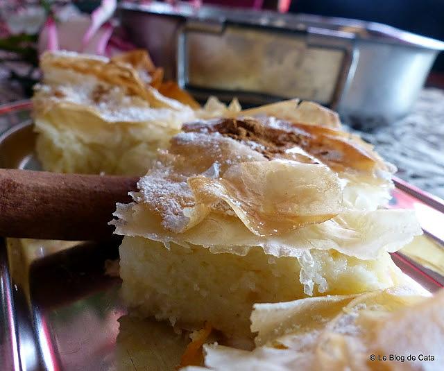 recette Bougatsa (Pâtisserie grecque)