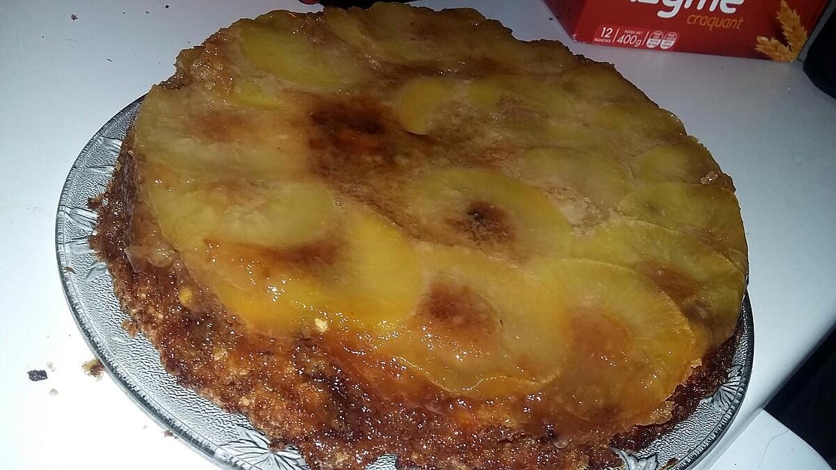 recette Gâteau renversé au pommes