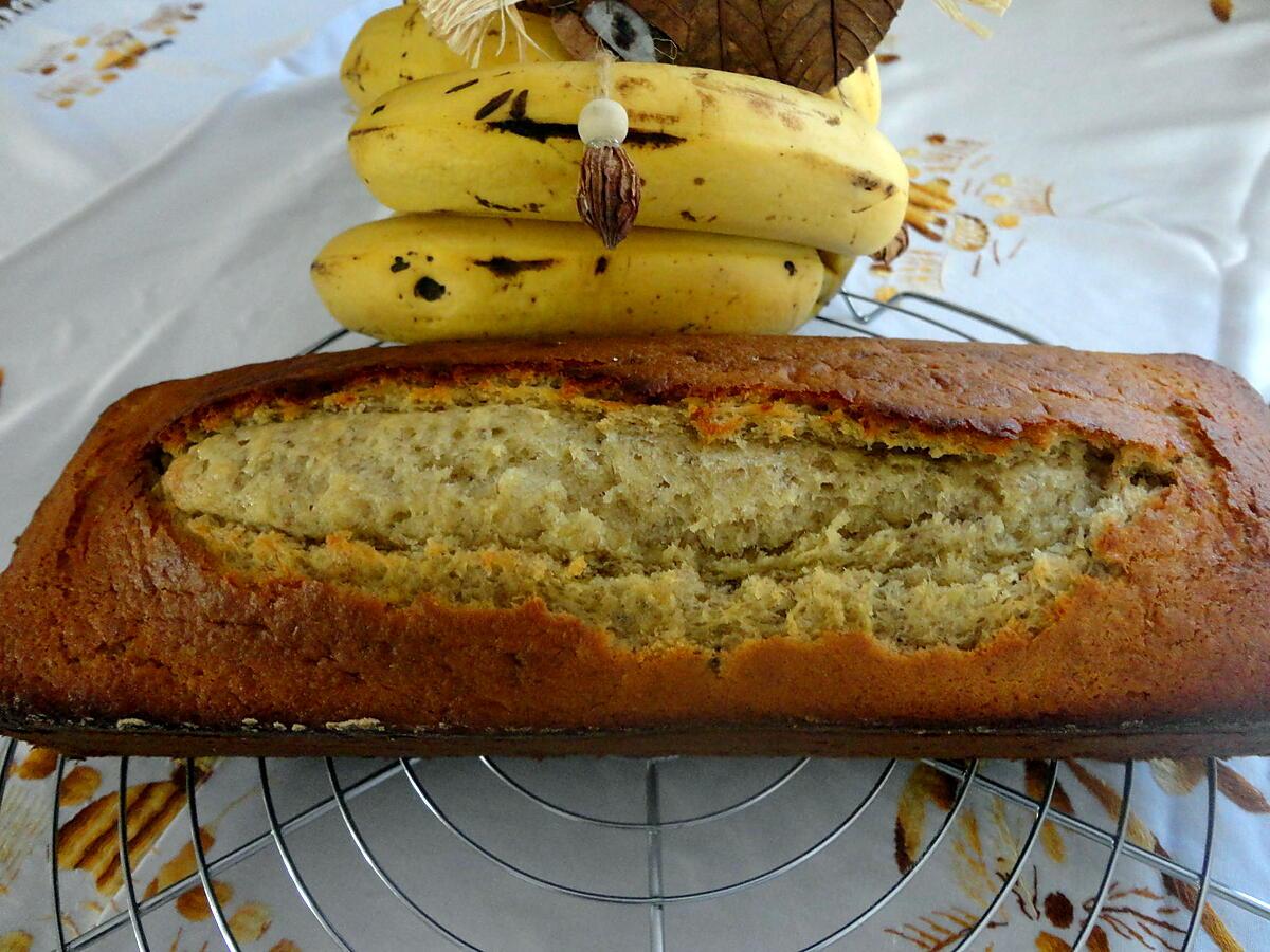 recette GATEAU CAKE AUX  BANANES