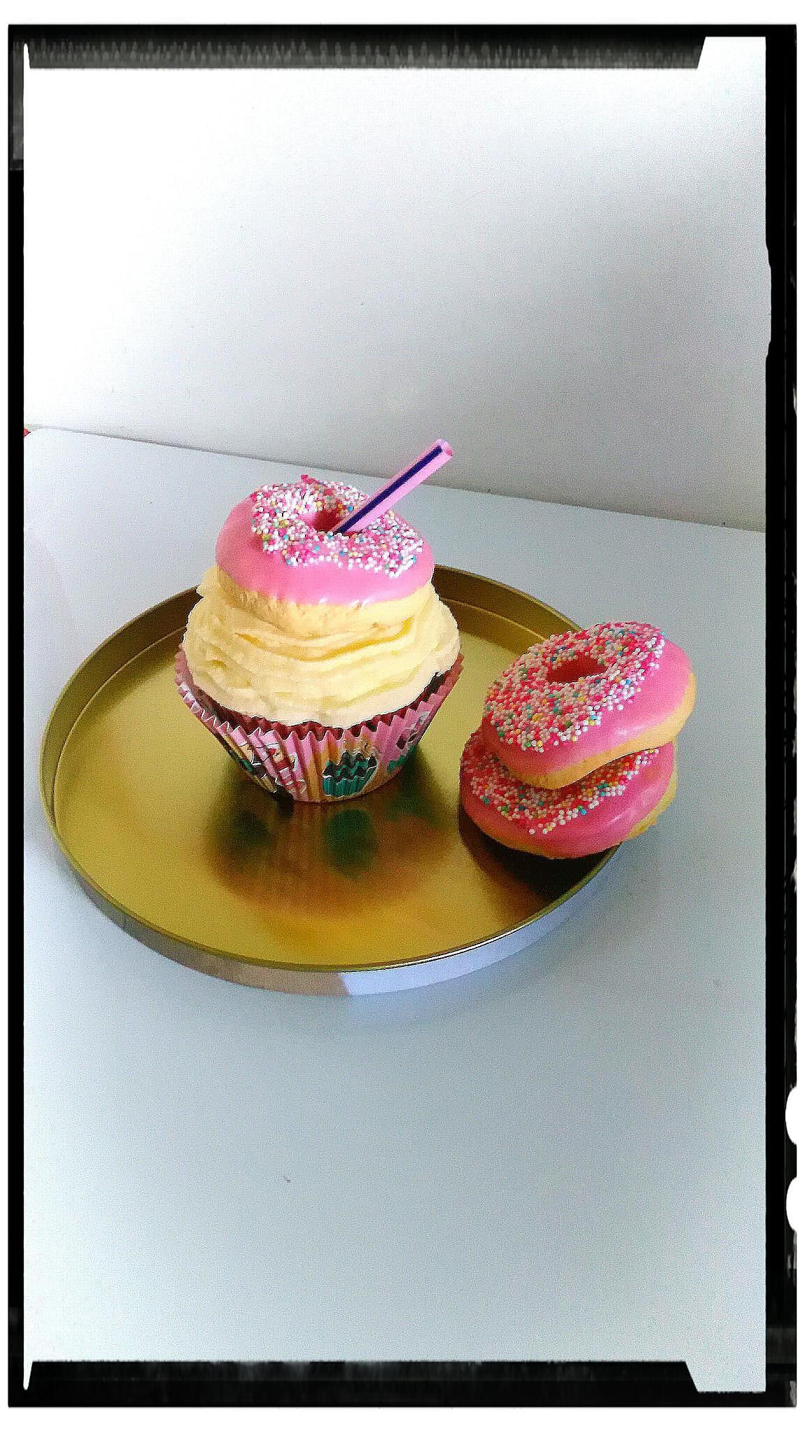 recette cupcake vanille compote cerise pêche ananas