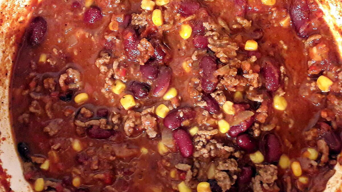 recette Chili con carne