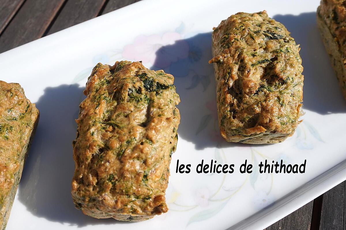 recette mini breizh cakes épinards et sardines citronnées