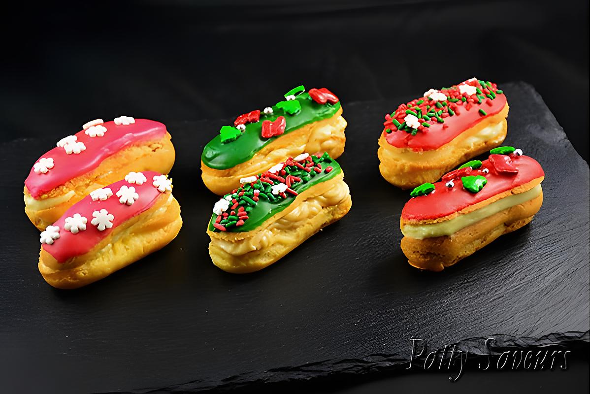 recette Petits Eclairs de Fêtes