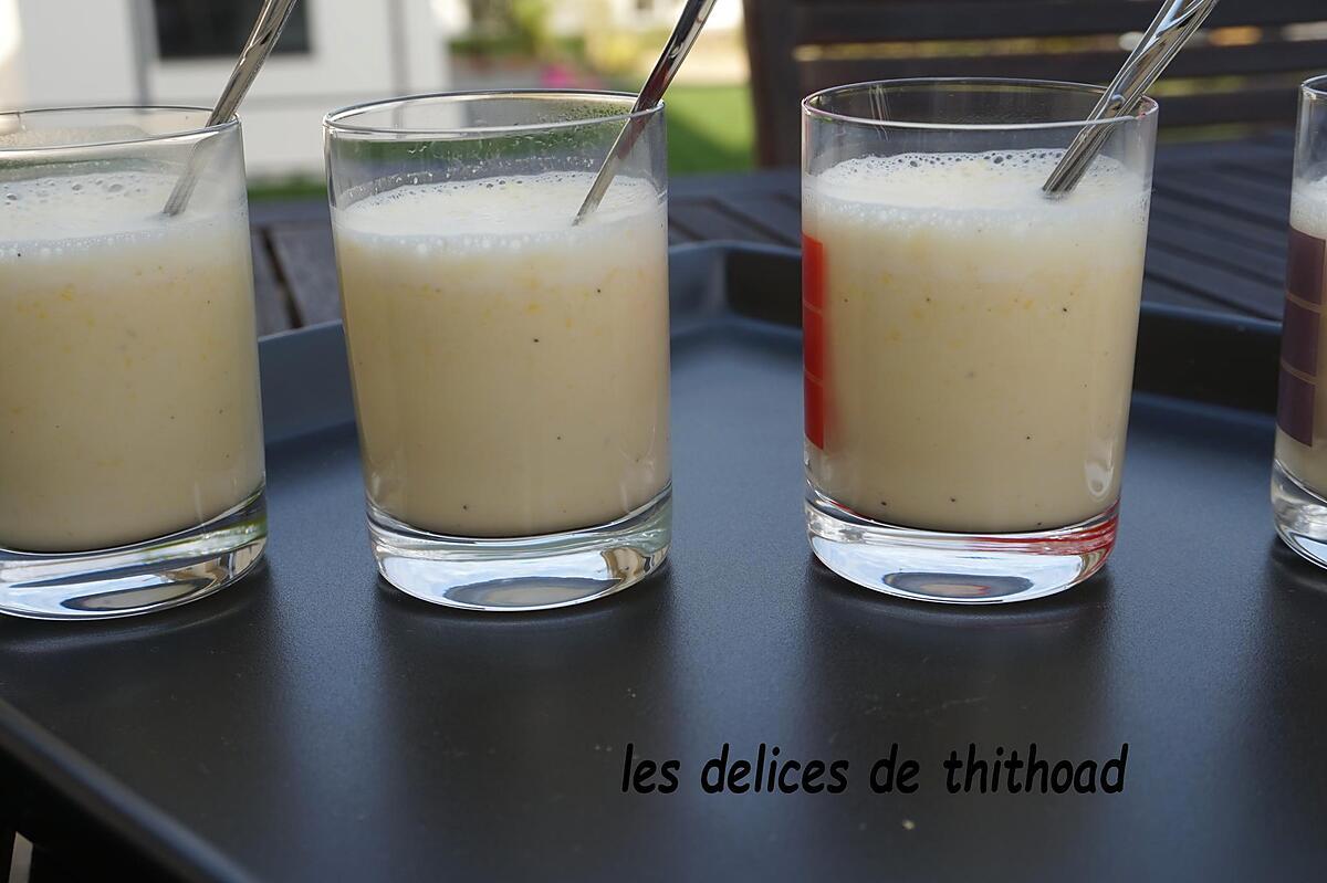 recette verrines de maïs au lait et cidre