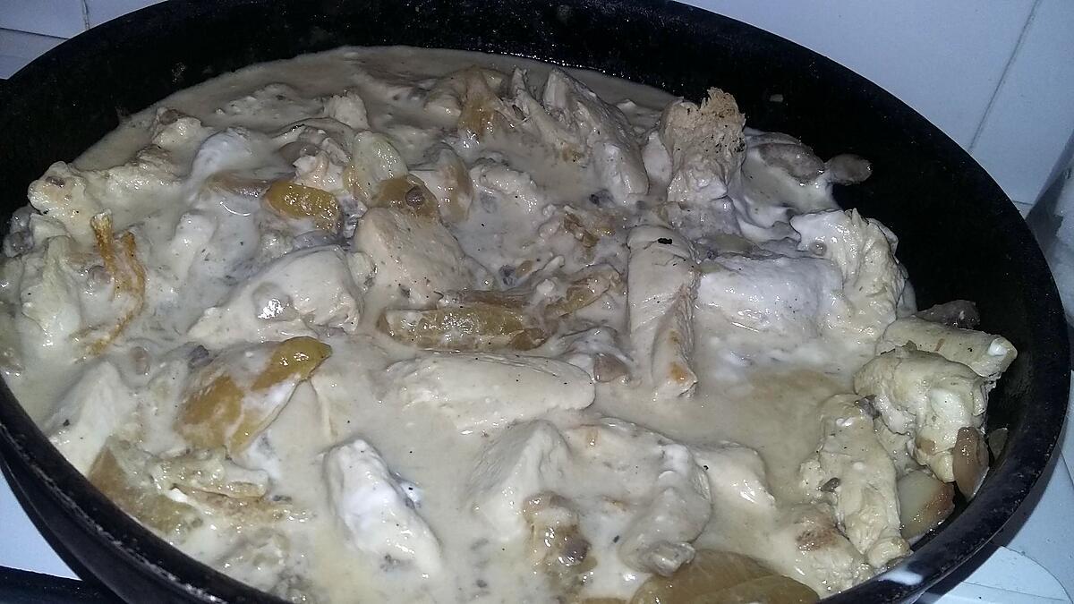 recette Blancs de poulet a la crème au citron