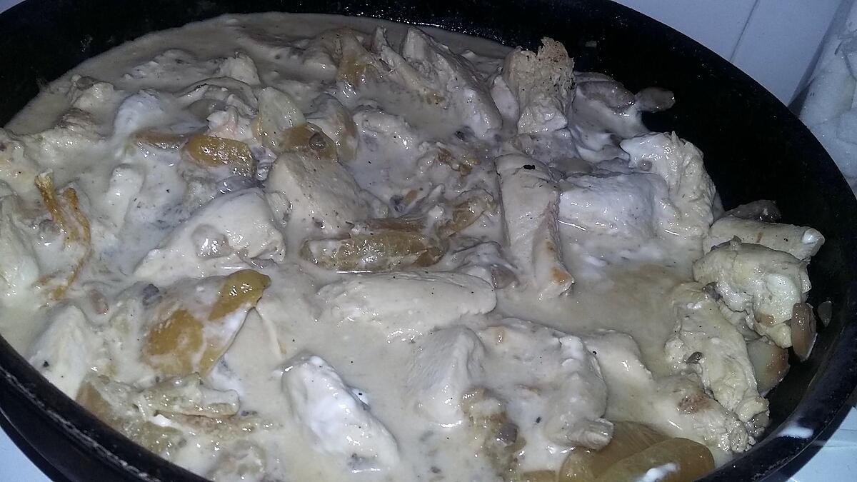 recette Blancs de poulet a la crème au citron