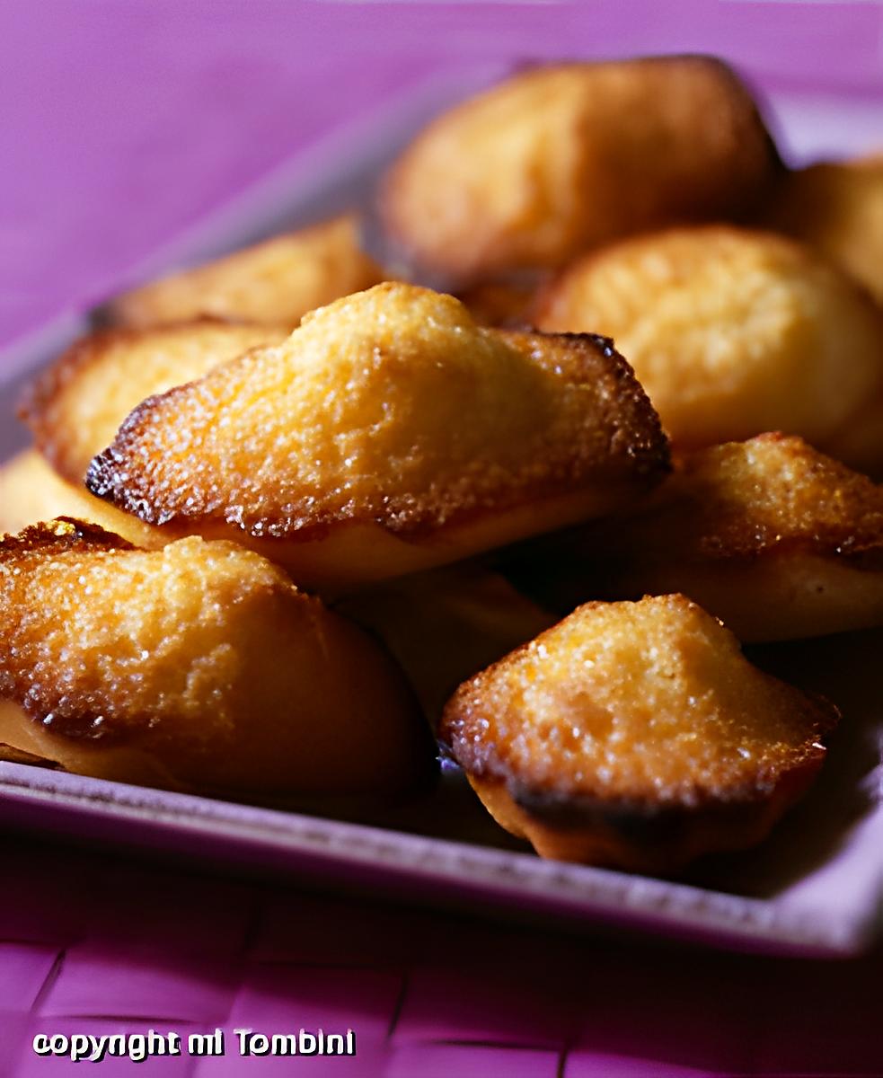 recette madeleine au citron