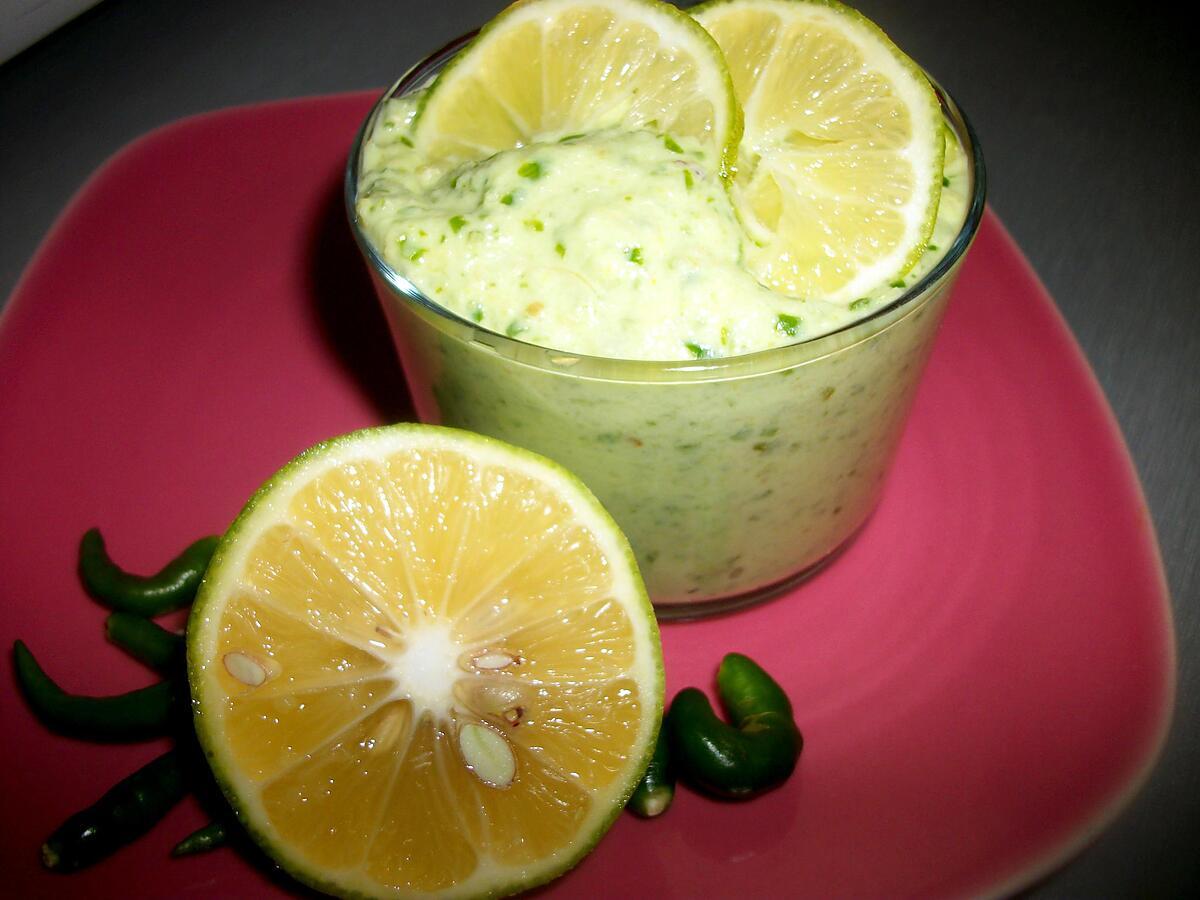 recette recette SATINI AU CITRON VERT