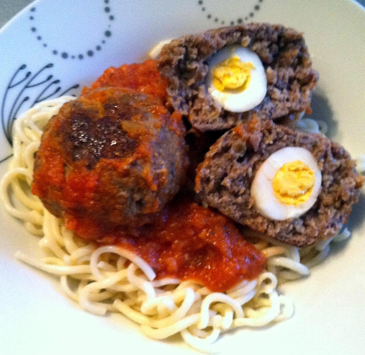 recette Boulettes surprises à la sauce tomate