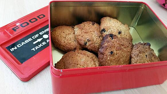 recette Cookies moelleux au lemon curd et raisins