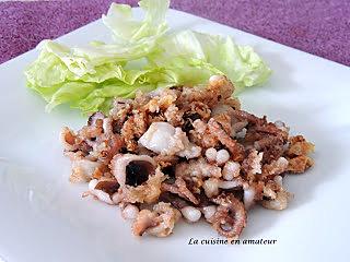 recette Poulpes frits