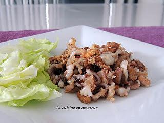 recette Poulpes frits