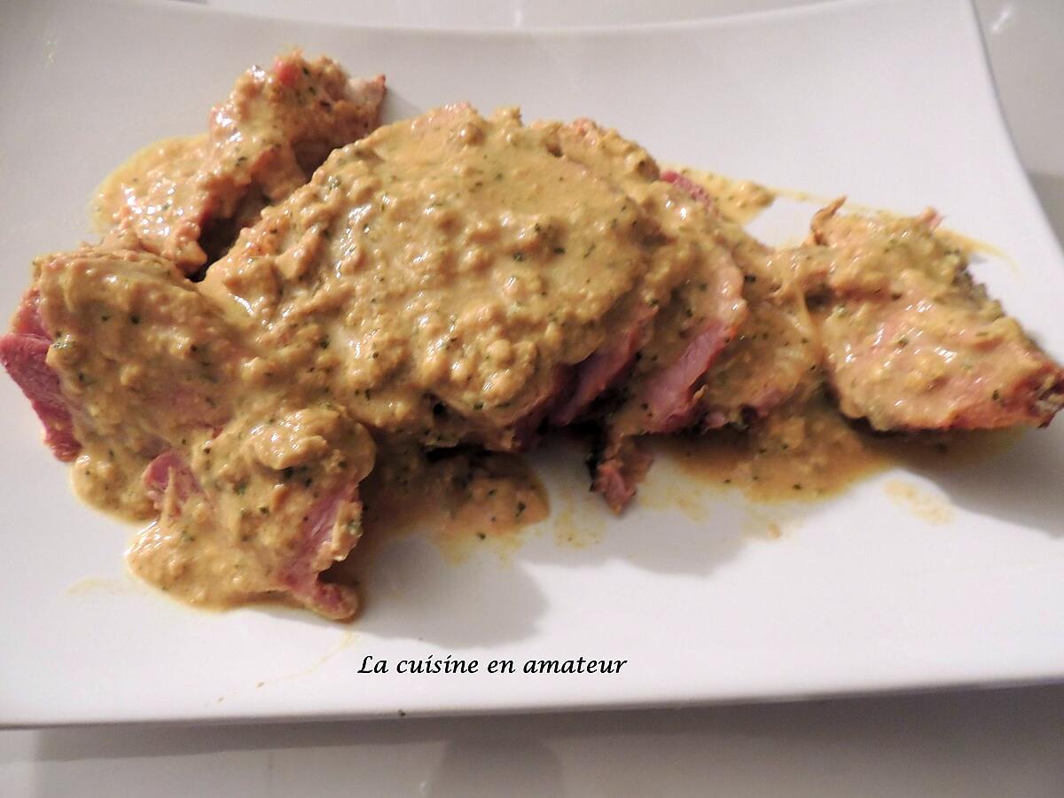 recette Palette de porc à la diable