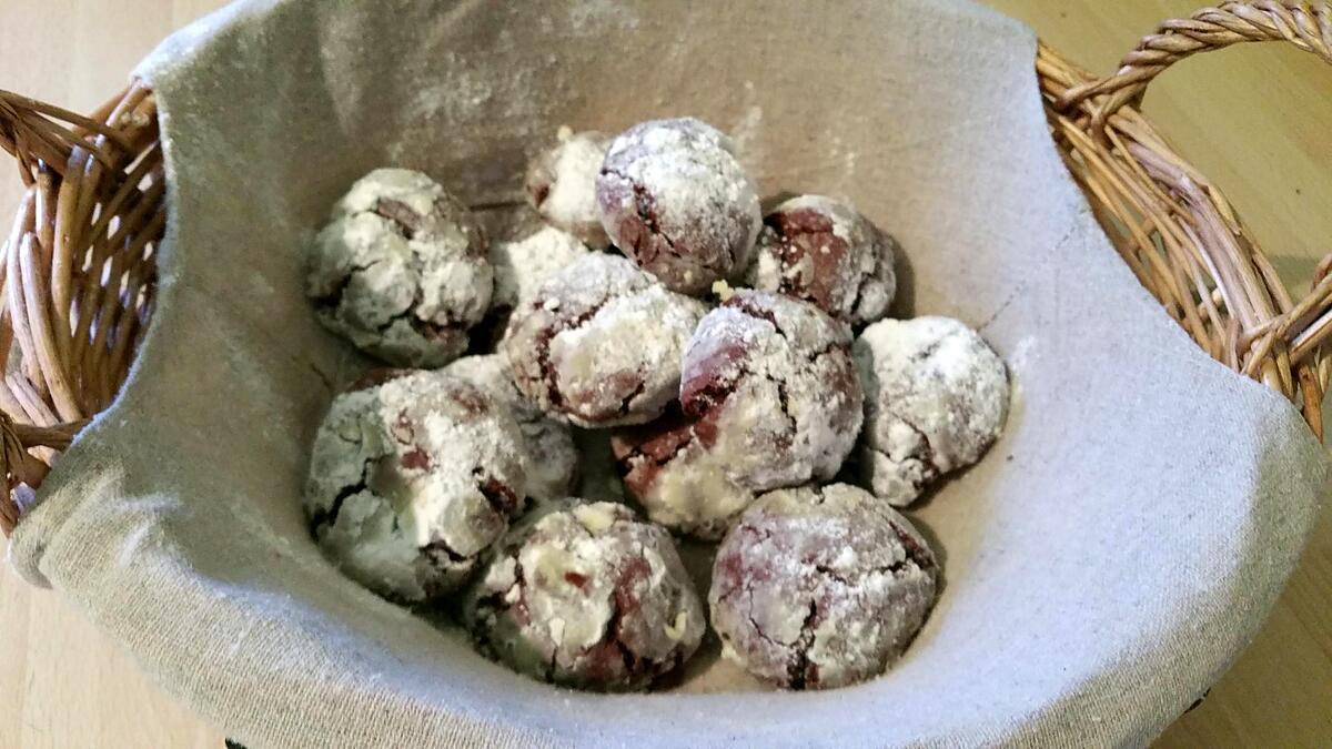 recette Mes crinkles au chocolat