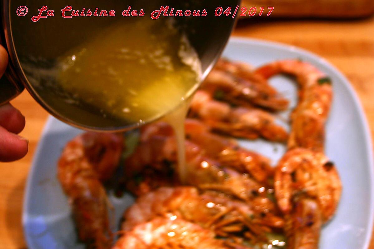 recette Crevettes Grillées Marinade Ail Citron Coriandre