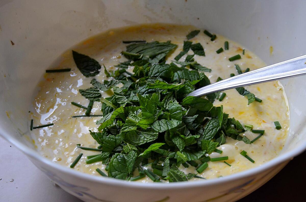 recette Tarte de printemps aux asperges vertes, oseille et menthe du jardin