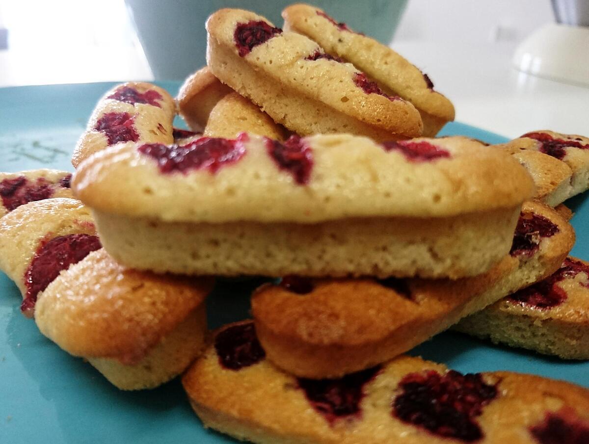 recette Mini financiers verveine / framboise