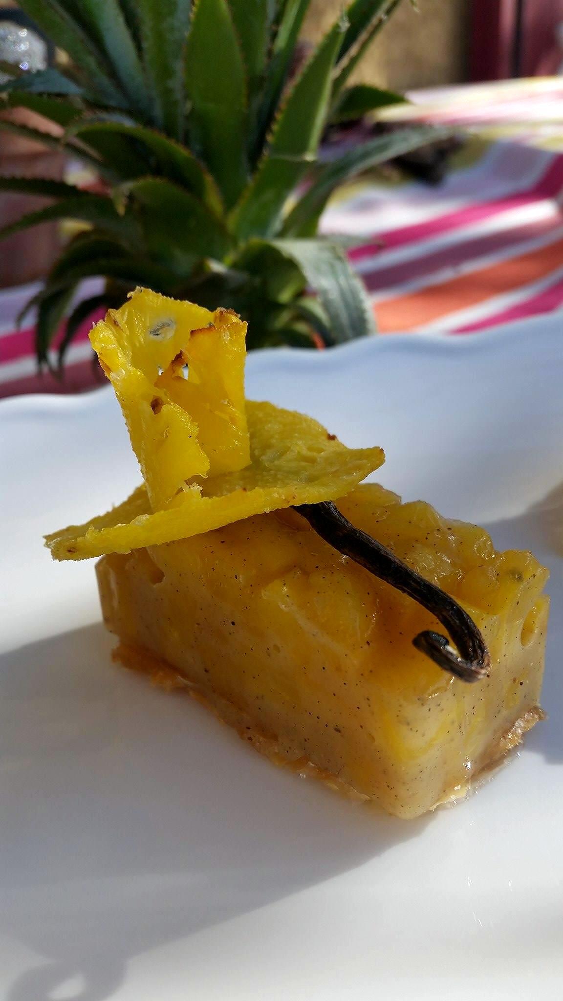 recette Compotée d'ananas comme un gâteau