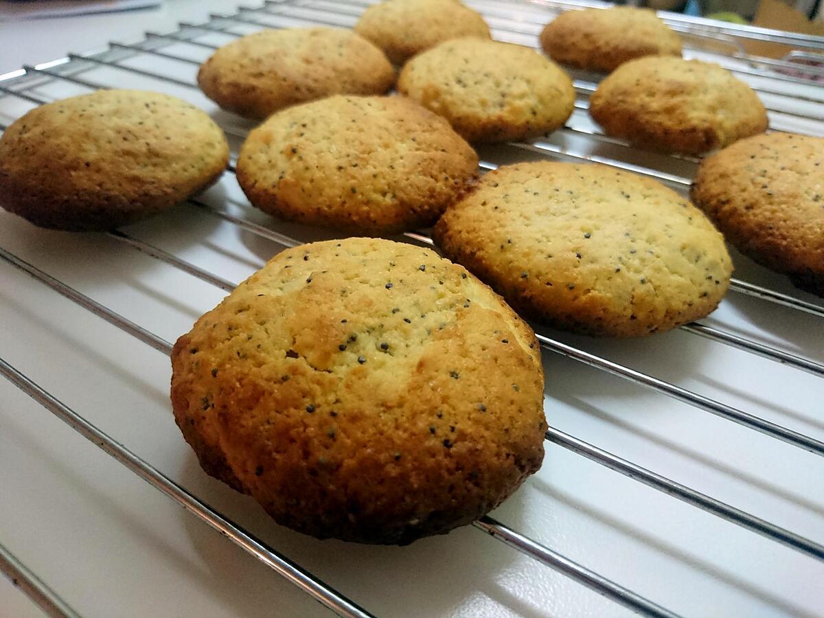 recette Biscuits moelleux citron /pavot