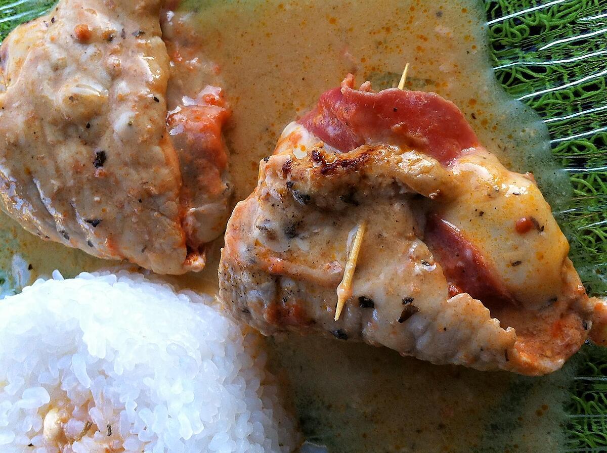 recette Saltimbocca de veau au fromage (compatible dukan)