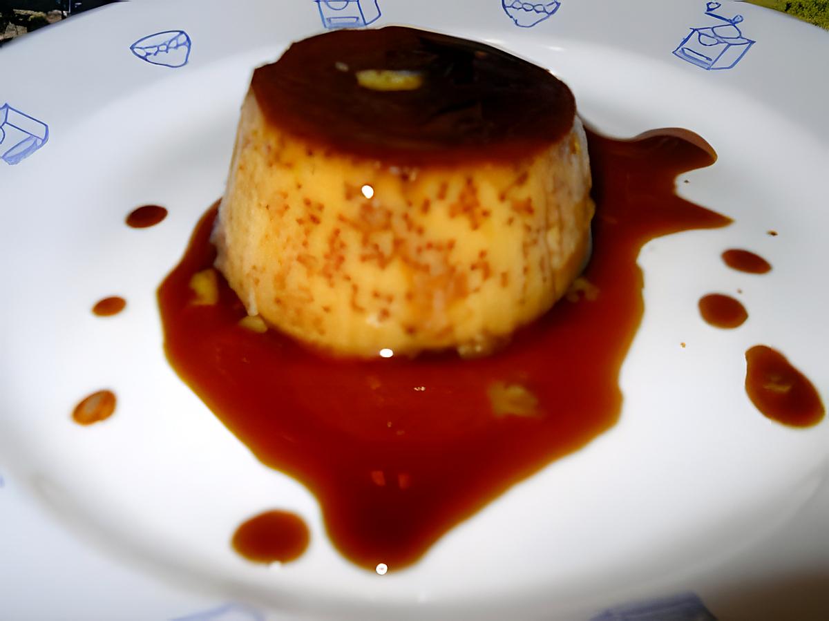 recette flan au caramel