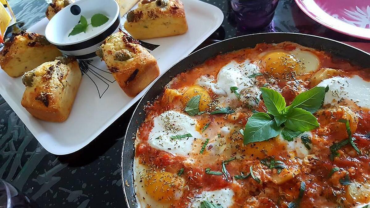 recette Poêlée d'œufs à l'italienne