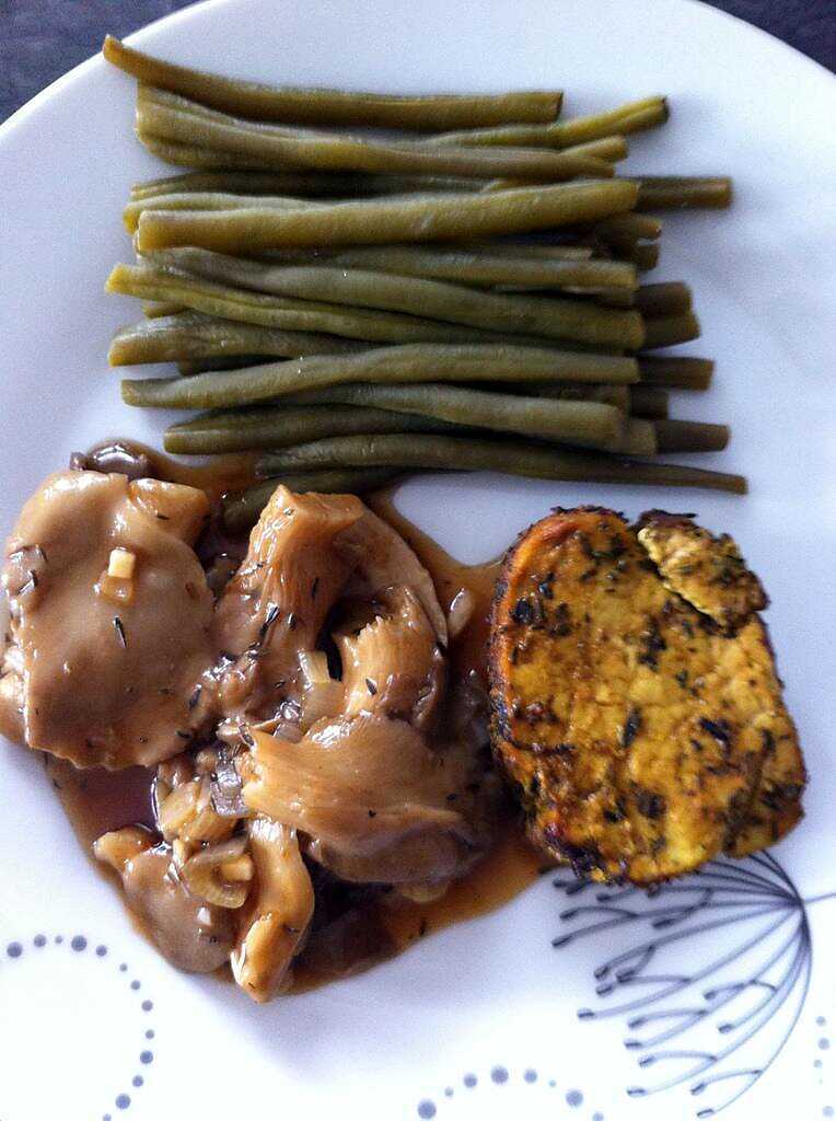 recette Filet mignon en croûte d'épices et pleurotes au cognac
