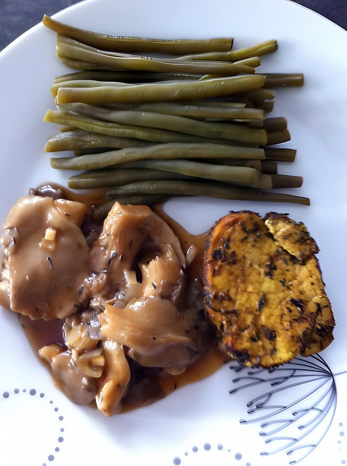 recette Filet mignon en croûte d'épices et pleurotes au cognac