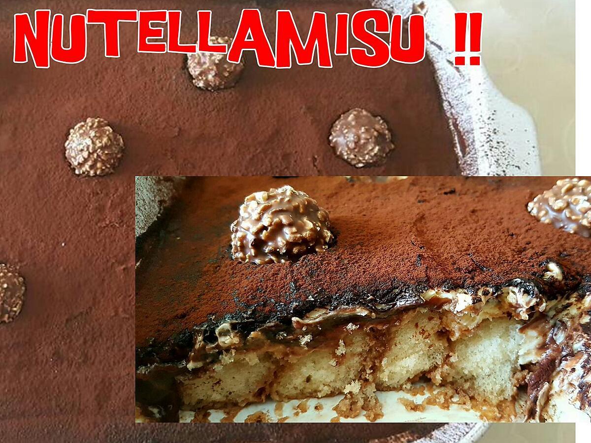 recette Nutellamisu (tiramisu de Pâques)