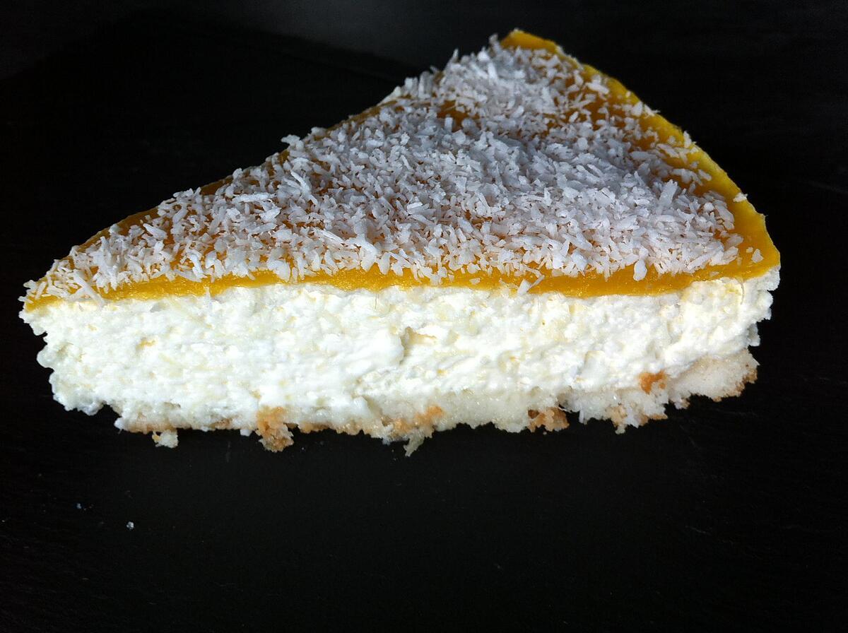 recette Bavarois ananas/coco et mangue