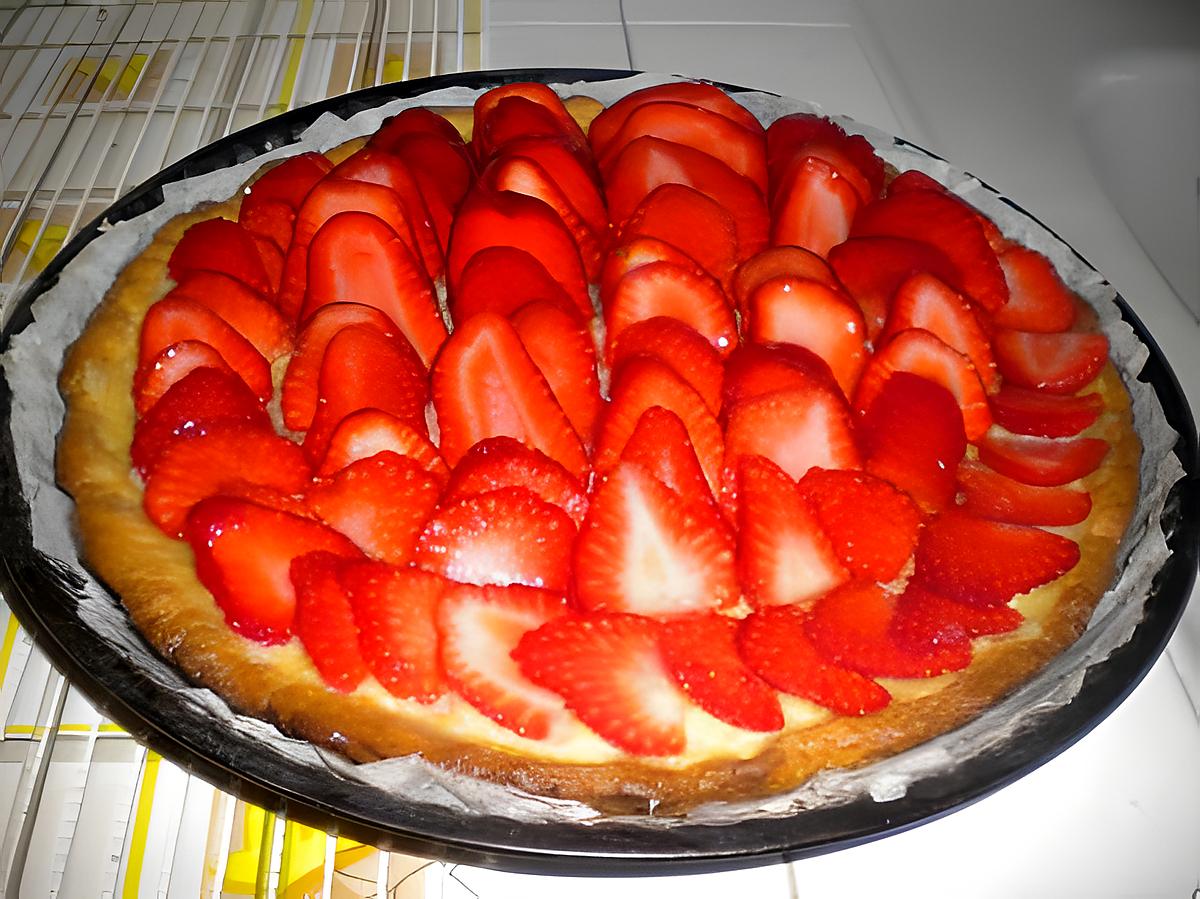 recette Tarte à la fraise