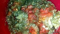 recette Tomates farcies au caviar d'aubergine
