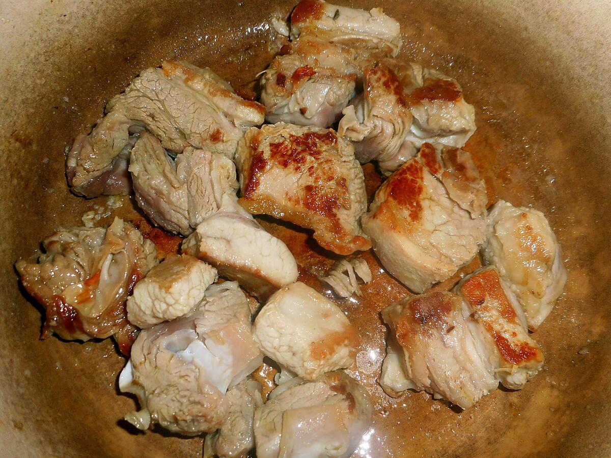 recette Sauté de veau au chorizo