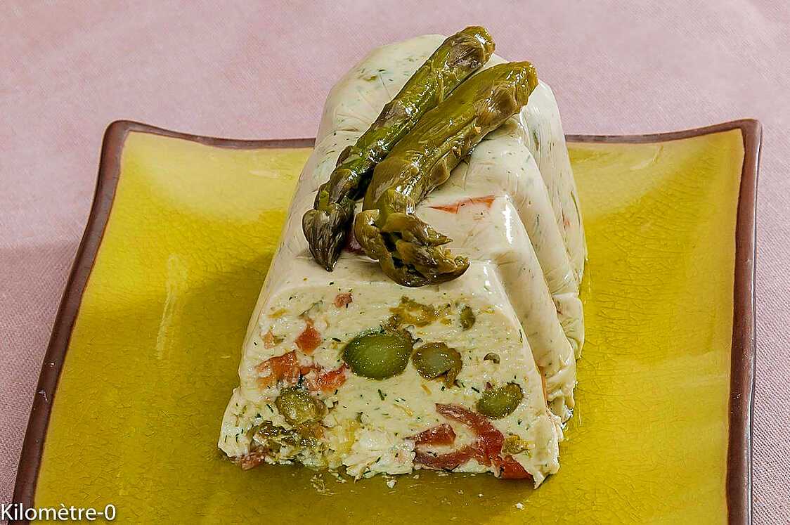 Recette de Terrine d'asperges vertes à la truite fumée
