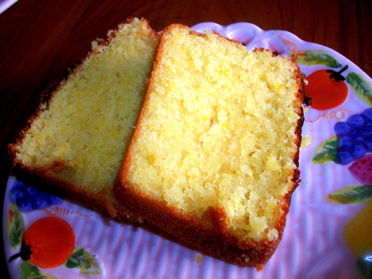 recette CAKE MOELLEUX A L'ORANGE  LIQUEUR ANISETTE