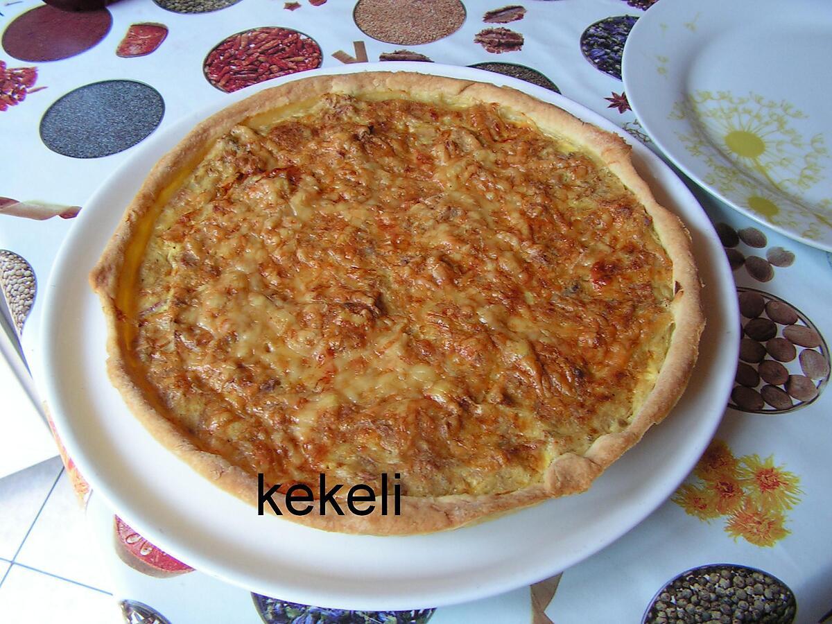 recette Tarte au thon et à la tomate