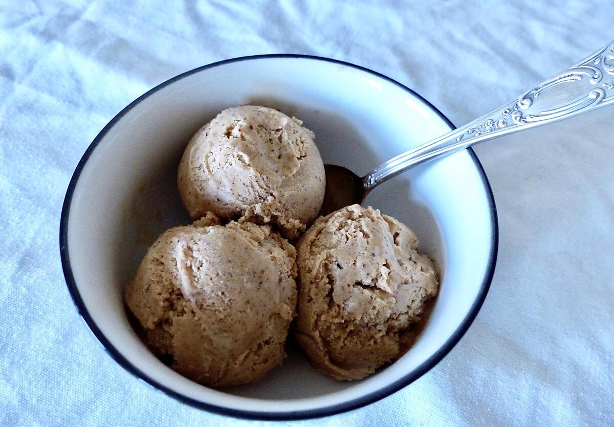 recette Glace au praliné sans lactose