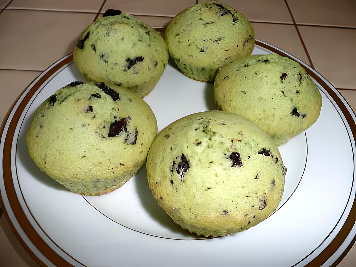 recette muffins menthe-chocolat