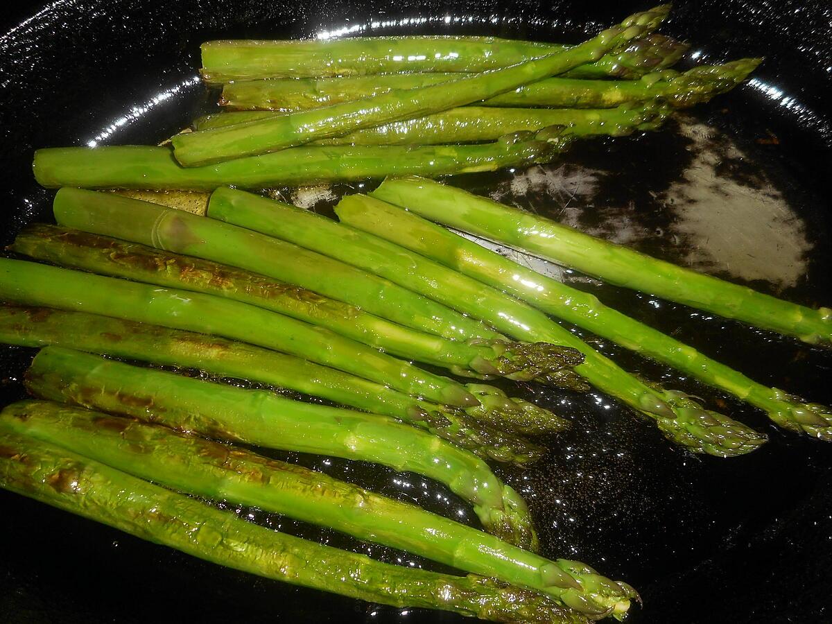 recette Darne de saumon aux asperges vertes