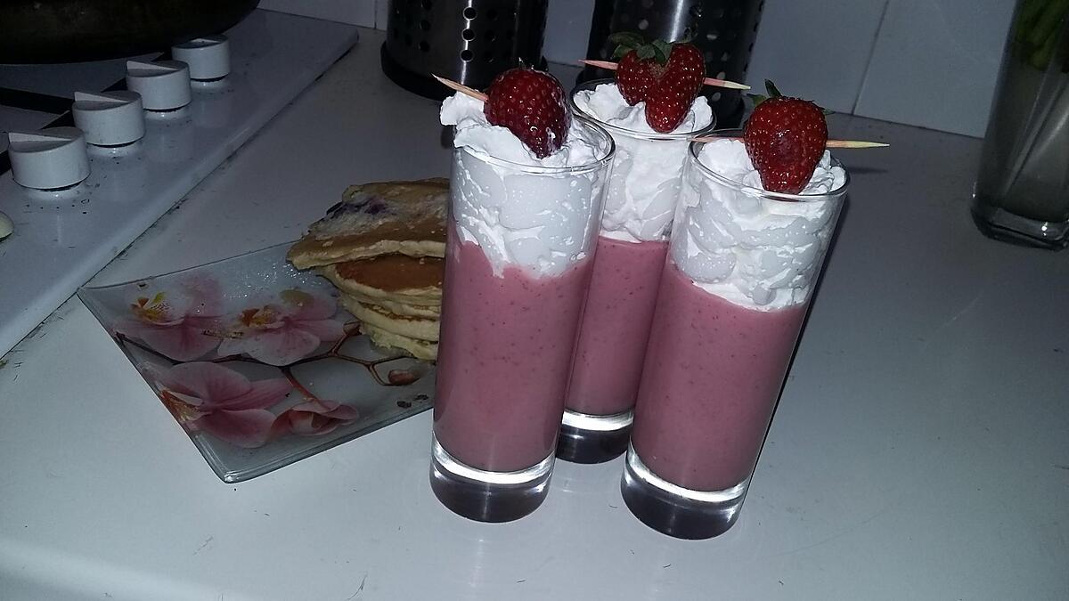 recette Smoothie fraise au lait de coco