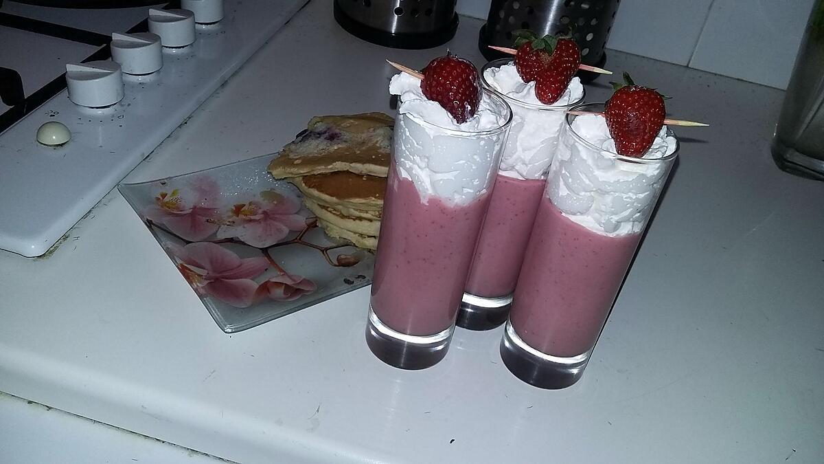 recette Smoothie fraise au lait de coco