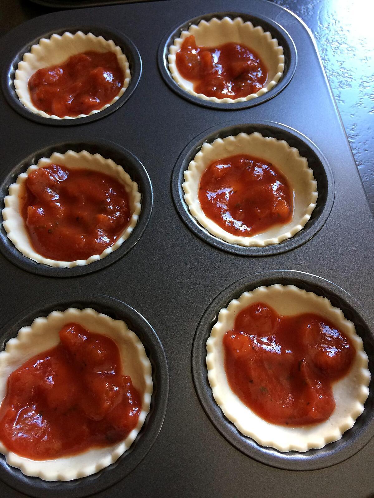 recette mini-tartelettes apéritives